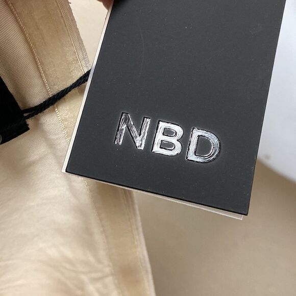 NBD Strapless Ruched Side Mini Dress Small - Picture 3 of 6